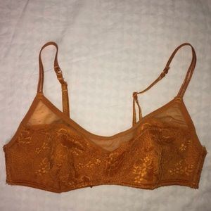 burnt yellow bralette
